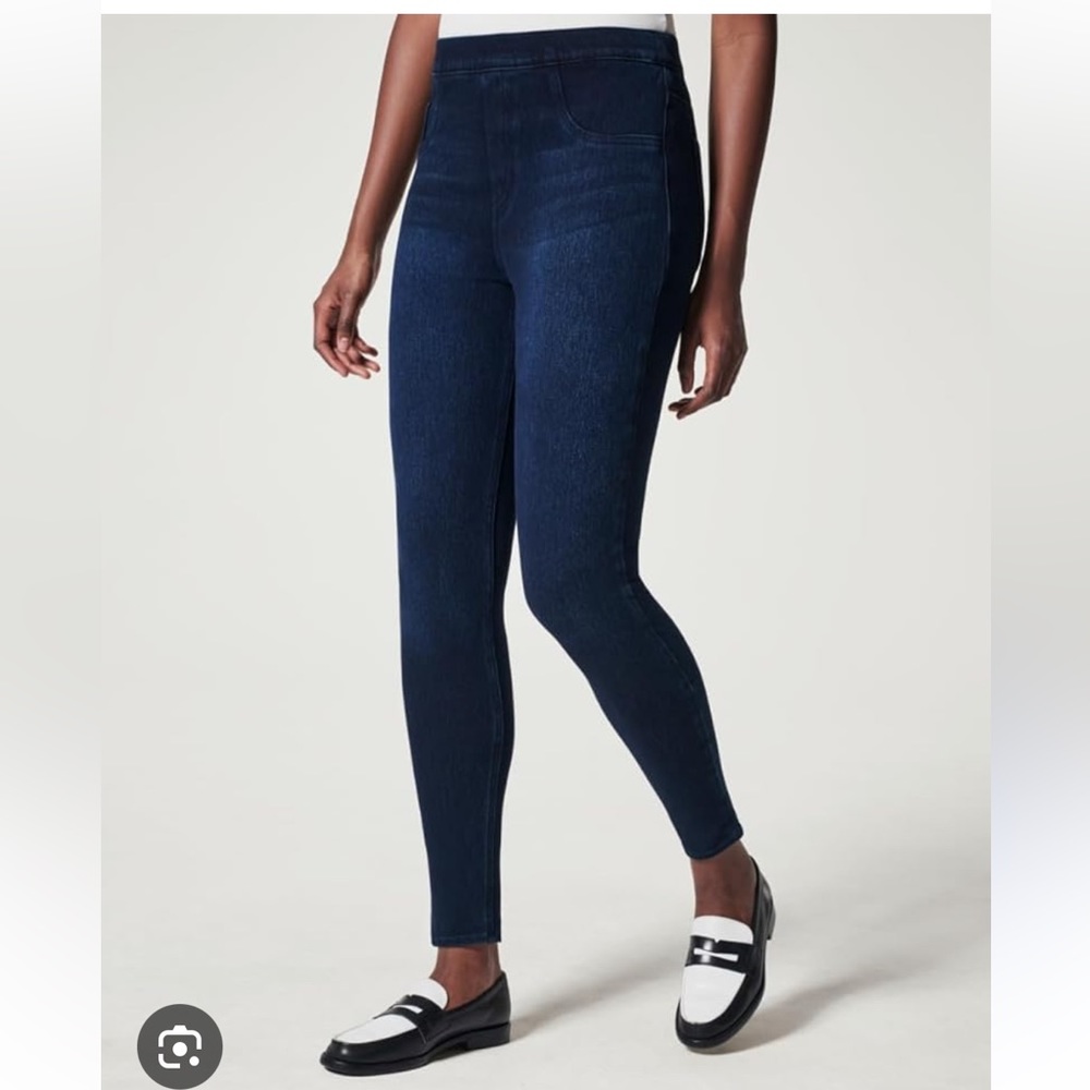 NWT Spanx Jean-ish® Ankle Leggings jeans TWILIGHT RINSE sz small